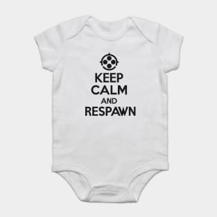Keep Calm and Respawn Baby Bodysuit
